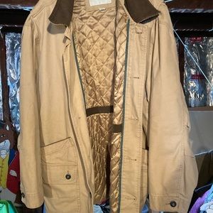 Orvis XXL Barn Jacket Tan Insulated